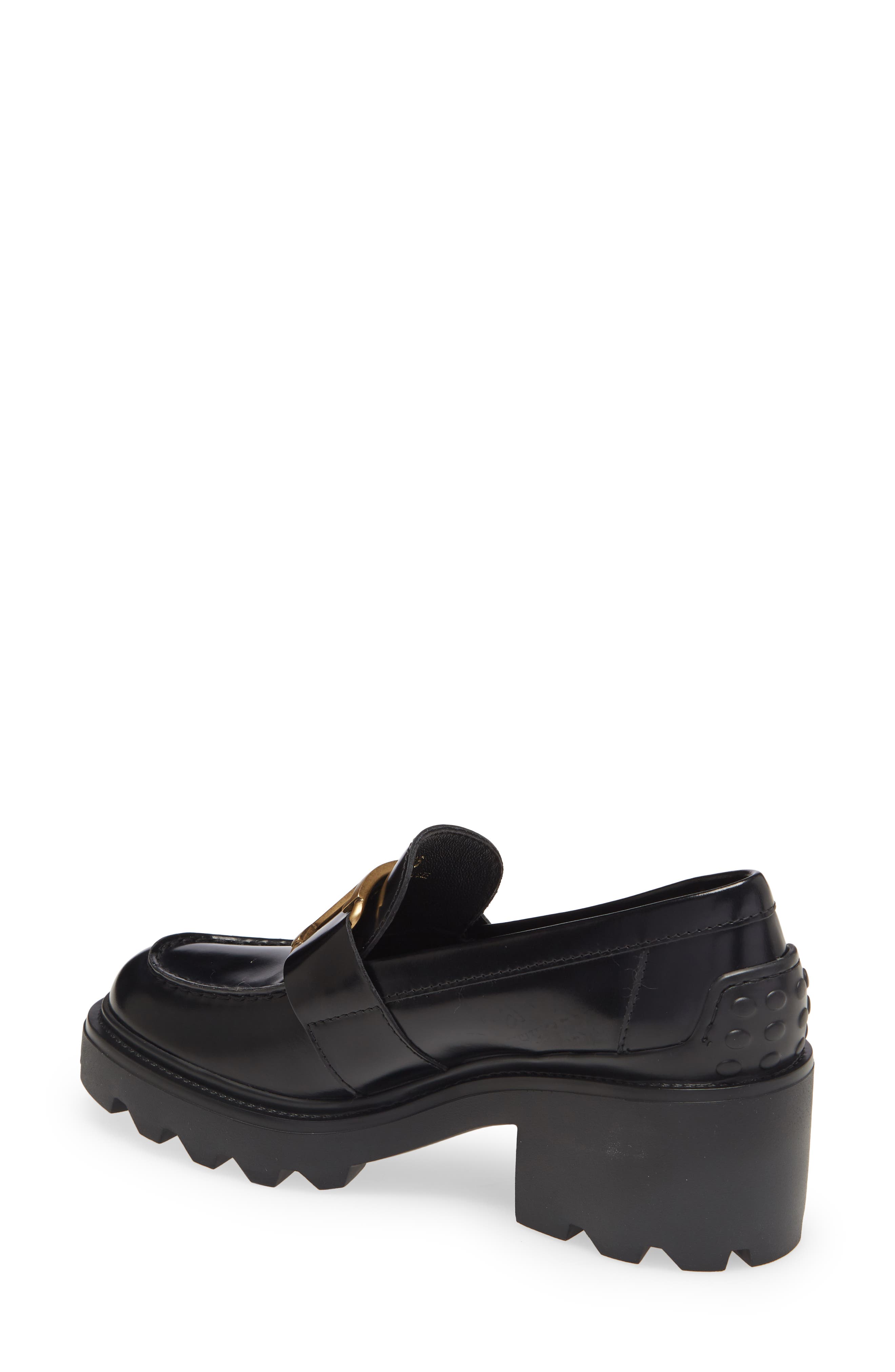 Tod's Buckle Moc Toe Loafer, Alternate, color, 