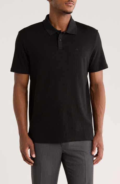 Calvin Klein Short Sleeve Jacquard Polo