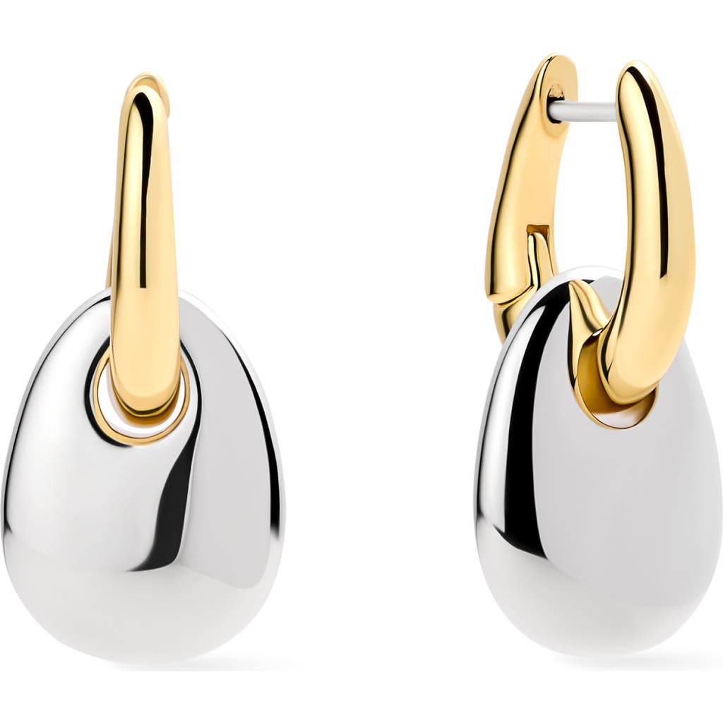 Ana Luisa Kayla Clear Drop Hoop Earrings in Gold/silver at Nordstrom
