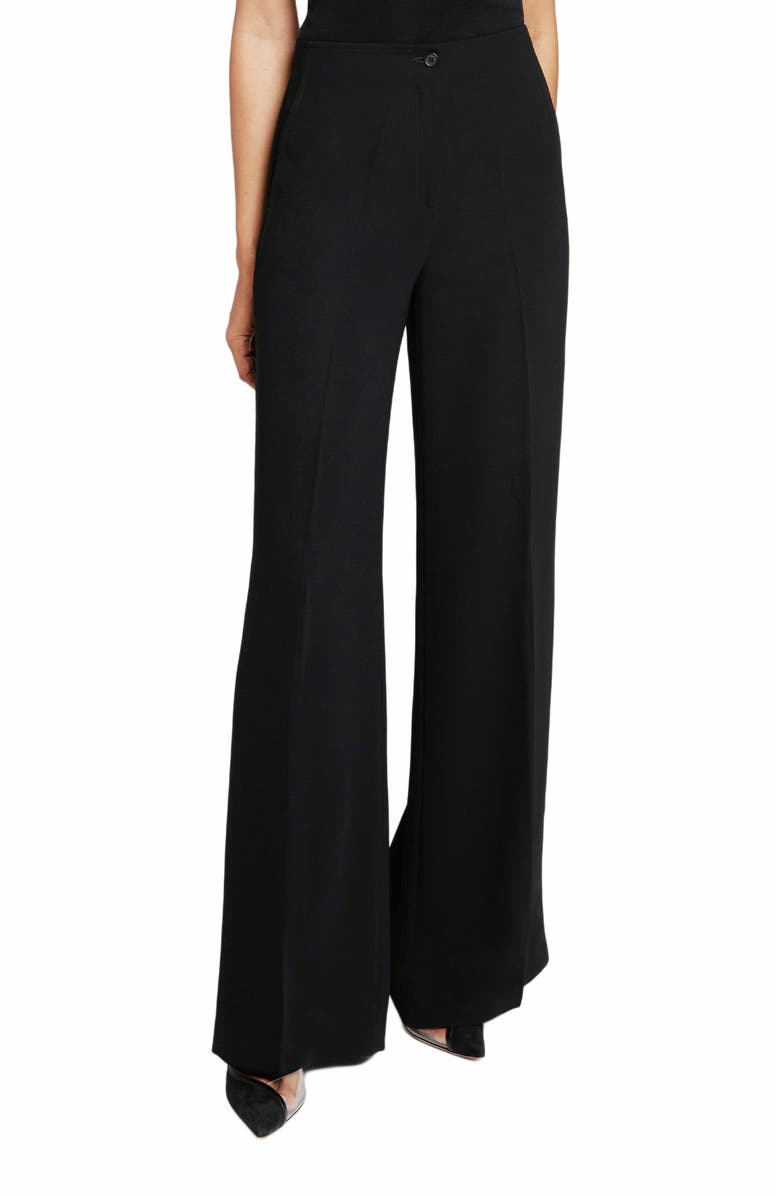 Santorelli Lily Wide Leg Pant In Fluid Cady, Alternate, color,