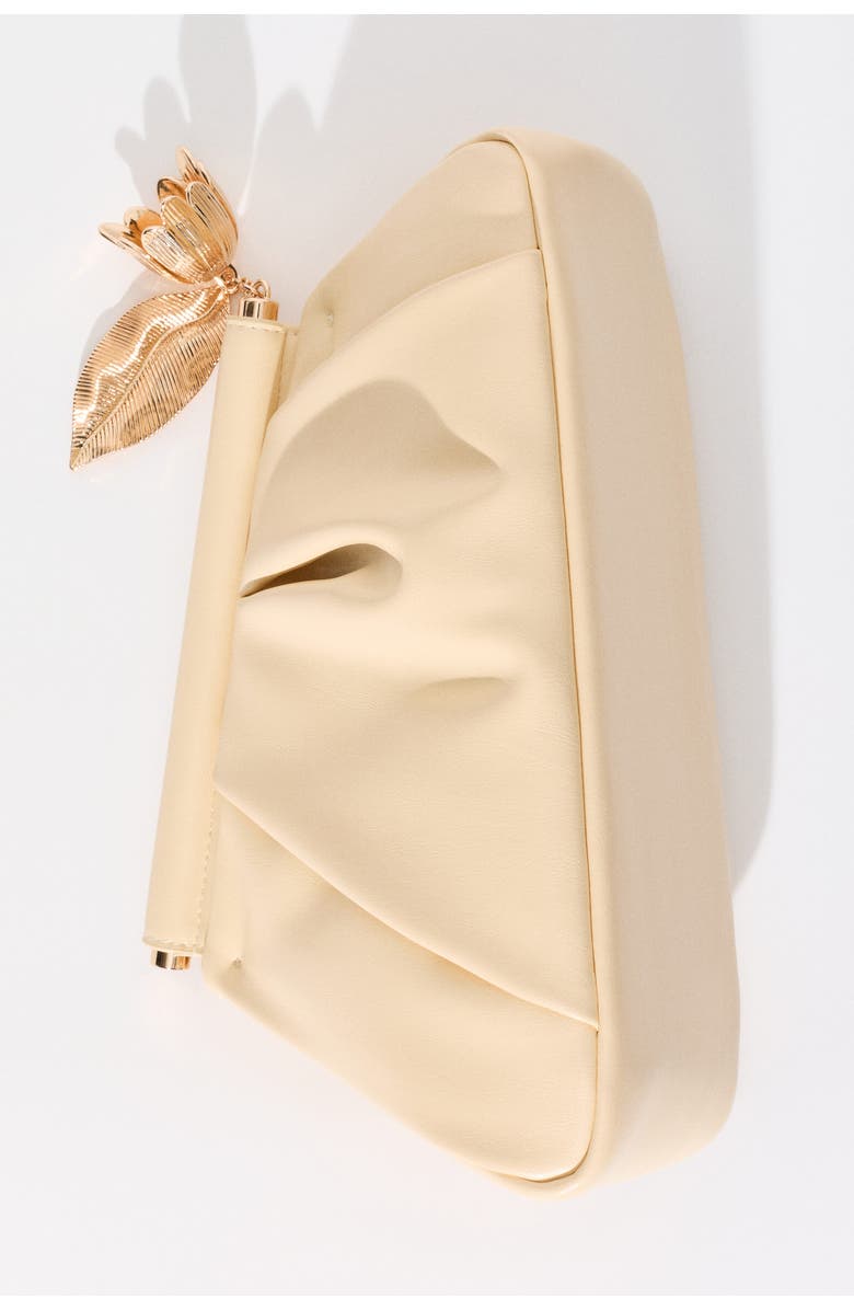H&M Asymmetric Clutch, Alternate, color, Yellow
