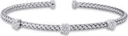 Julianna B. 1/2 CTW Cubic Zirconia Station Bangle Bracelet