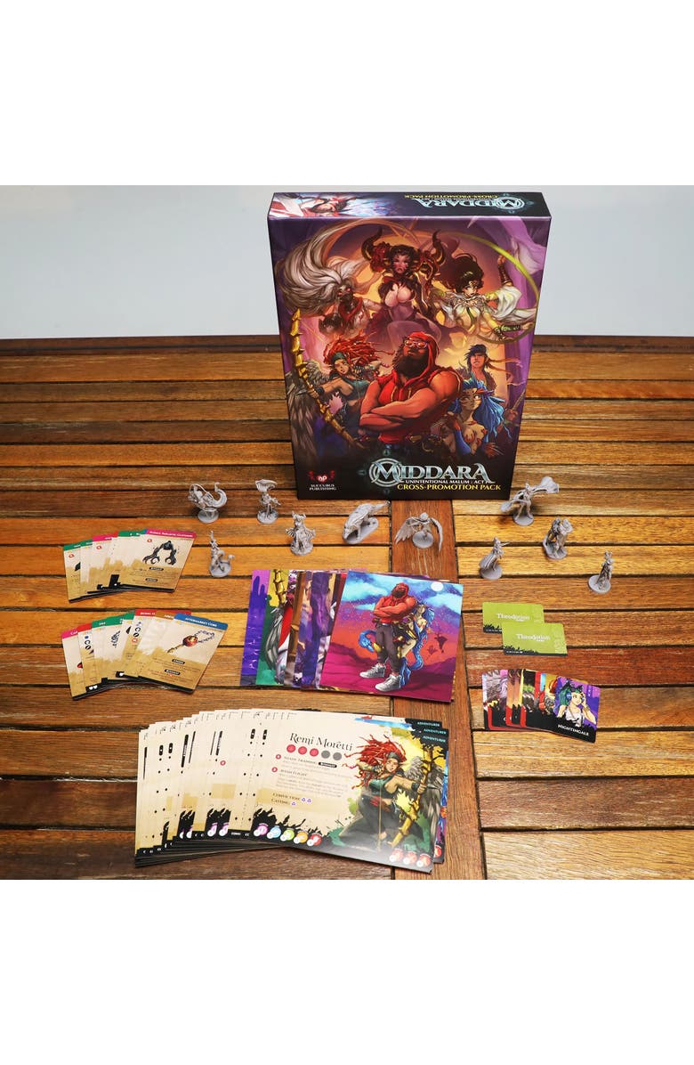 Middara Cross Promotion Pack, Expansion, 10 New Plastic Miniatures 
Cards, Alternate, color, Multicolored