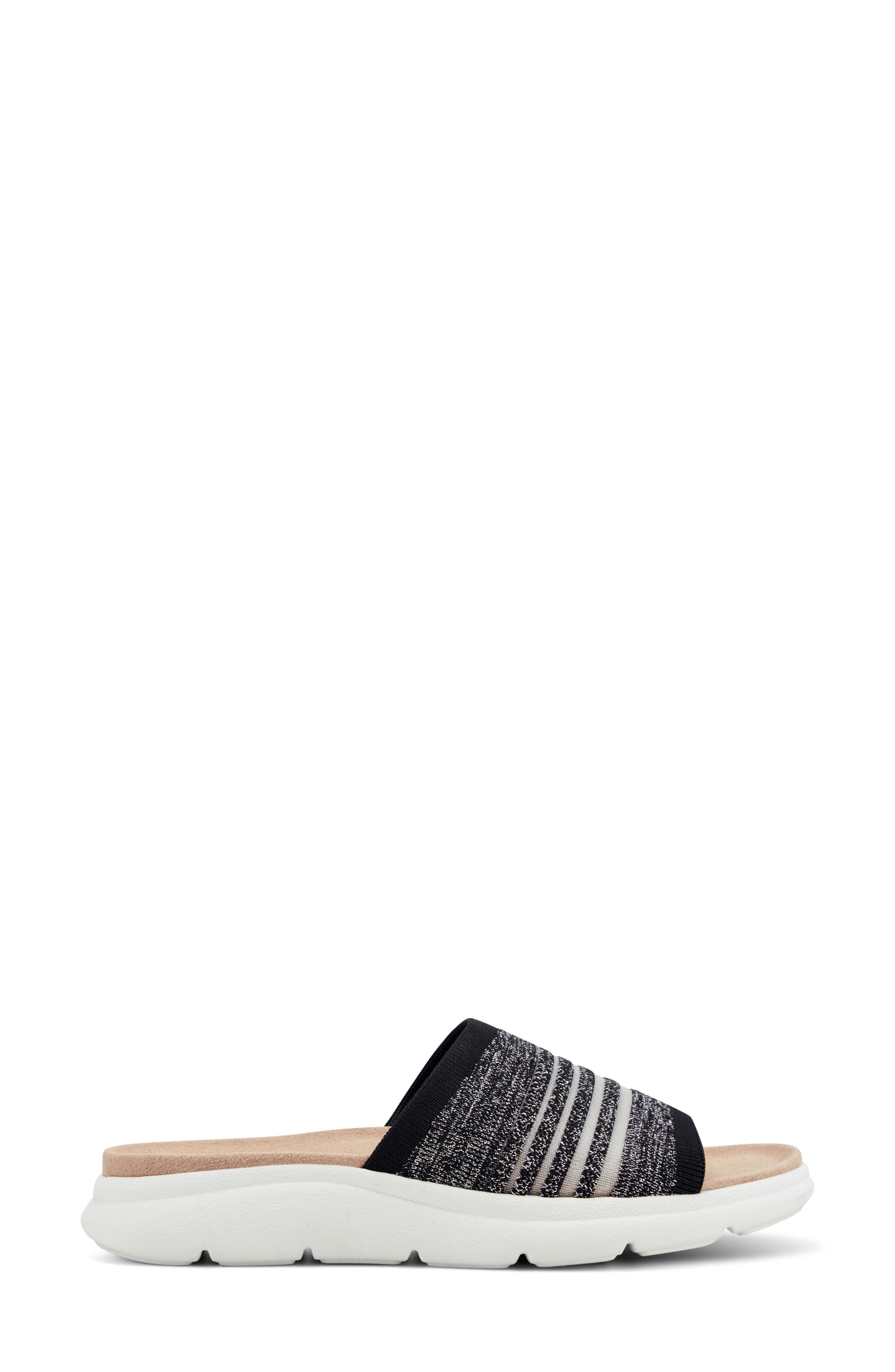 Alison Slide Sandal, Alternate, color, BLACK