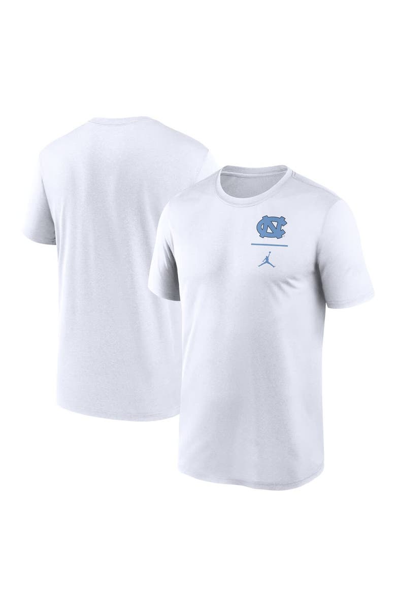 Jordan Brand Men's Jordan Brand White North Carolina Tar Heels Primary Logo Legend Performance T-Shirt, Main, color, 