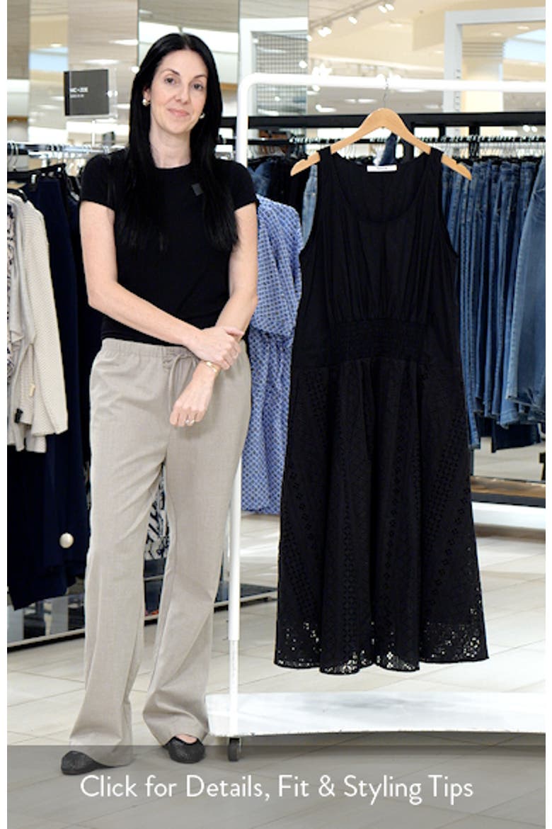 Cotton Eyelet Trapeze Dress video