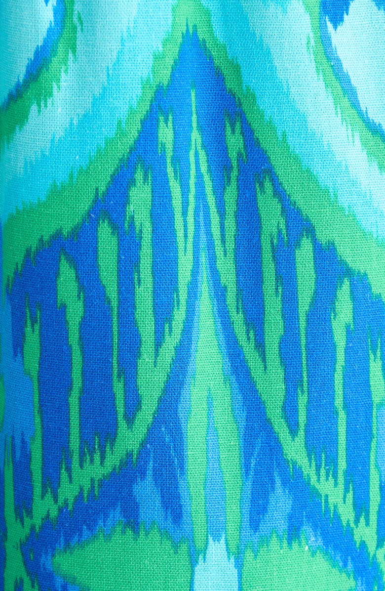 SUGARLIPS Blissy Tropical Hanie Flare Pants, Alternate, color, Kelly-Blue-Multi