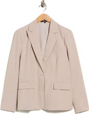 ATELIER LUXE One-Button Structured Blazer