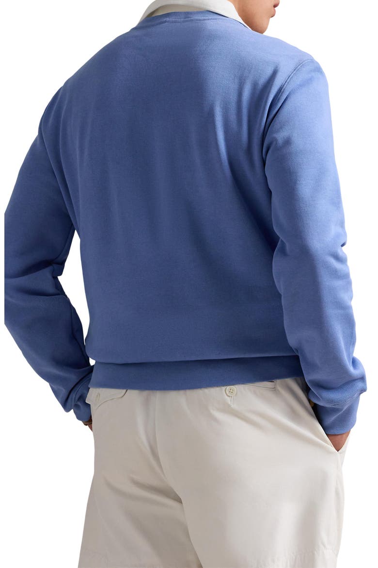 Polo Bear Graphic Sweatshirt, Alternate, color, CAMPUS BLUE HERITAGE BEAR