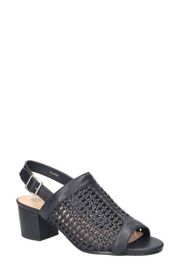 Bella Vita Adley Slingback Sandal In Black