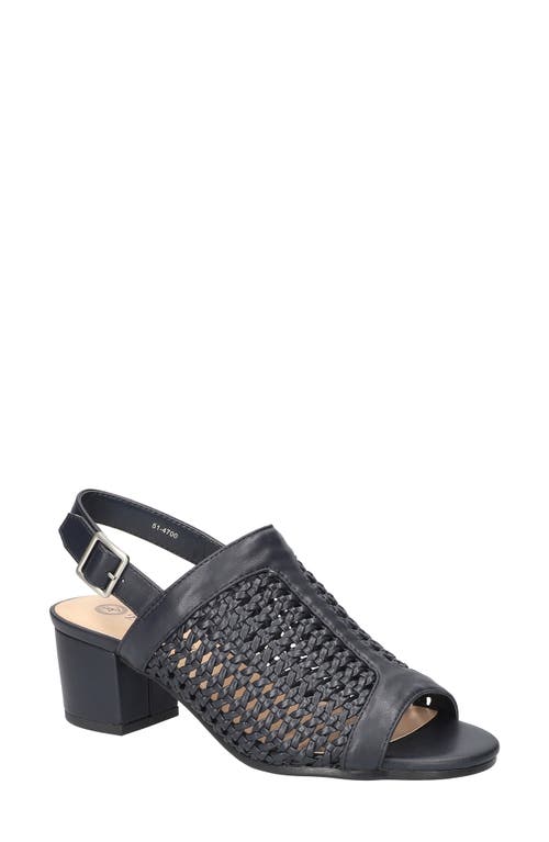 Bella Vita Adley Slingback Sandal In Navy