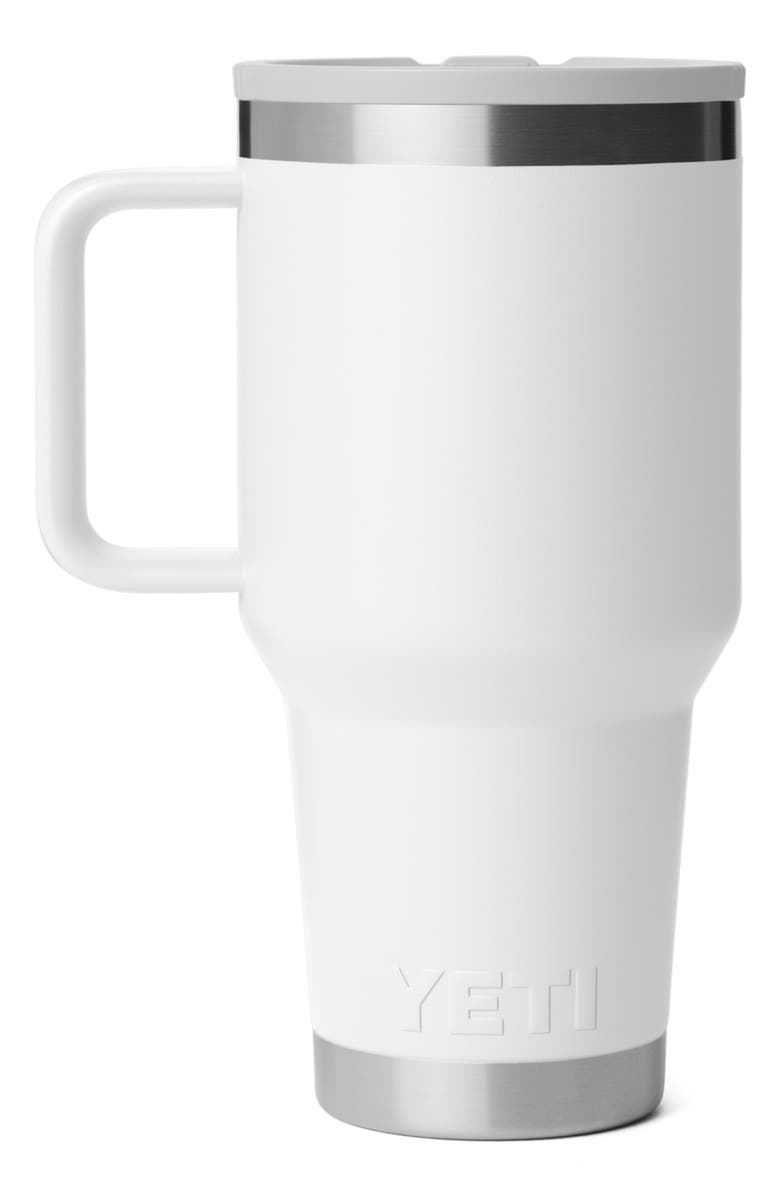 YETI Rambler 30-Ounce Travel Straw Mug, Alternate, color, White
