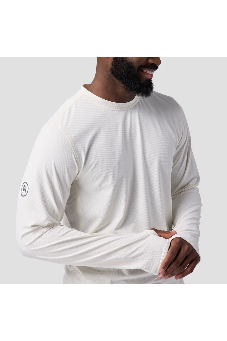 Bga Tahoe Sun Long-Sleeve Crew Shirt - Men's, Alternate, color, Egret