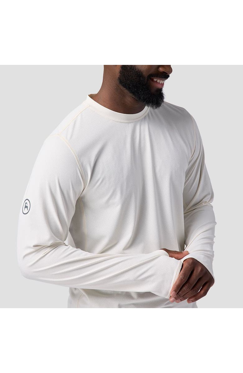 Backcountry Tahoe Sun Long-Sleeve Crew Shirt - Men's, Alternate, color, Egret