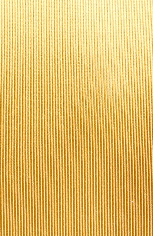 Duchamp Solid Silk Tie In Yellow