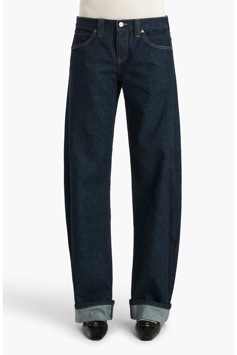 Karo Rigid Denim Jeans, Main, color, BENSON