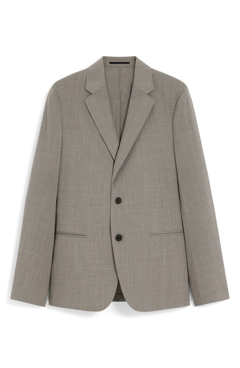 Theory Clinton Travel Motion Wool Blend Blazer, Alternate, color, Walnut Melange
