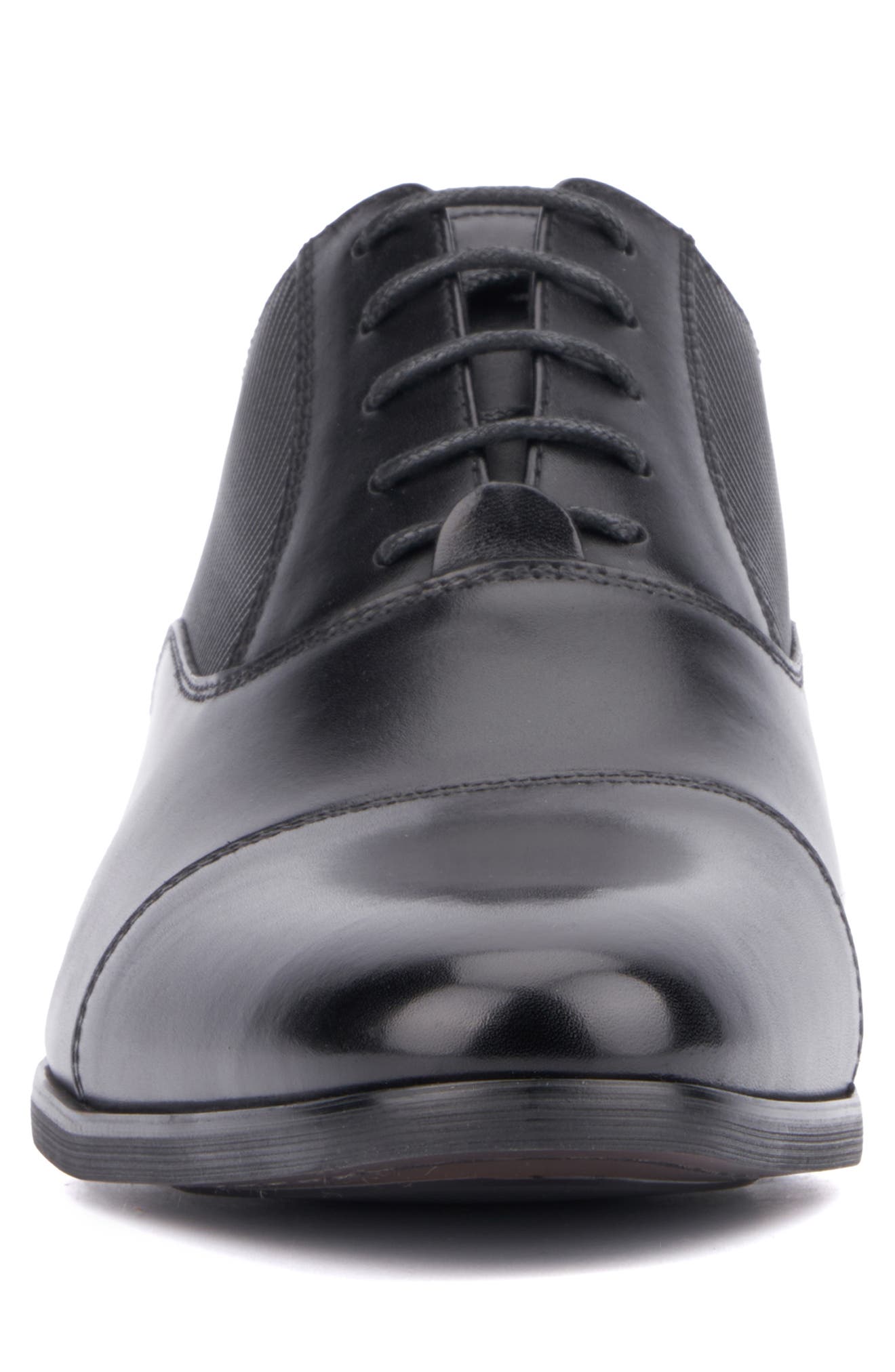VINTAGE FOUNDRY Hamilton Cap Toe Dress Oxford, Alternate, color, Black