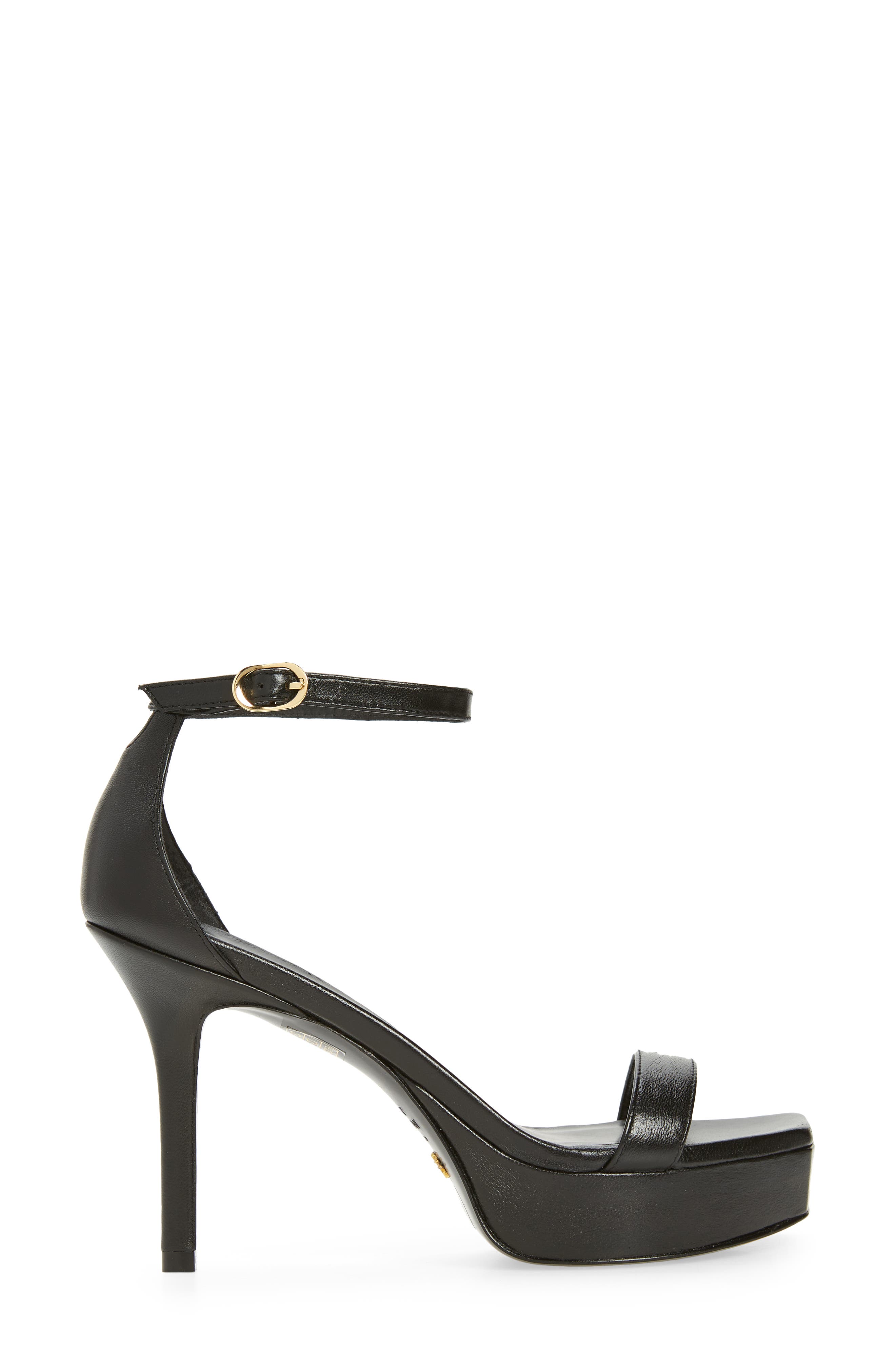 Stuart Weitzman Nunaked Party Platform Ankle Strap Sandal, Alternate, color, 