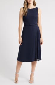 Eliza J Sleeveless Midi Dress