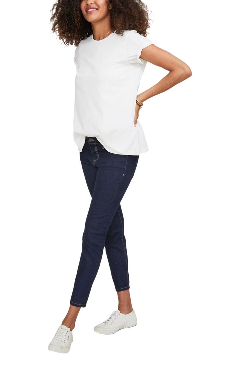 HATCH Collection The Luxe Nursing Tee, Alternate, color, White