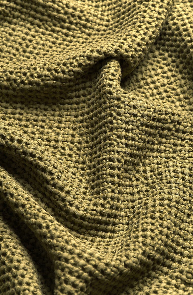 PIGLET IN BED Waffle Cotton Throw Blanket, Alternate, color, 