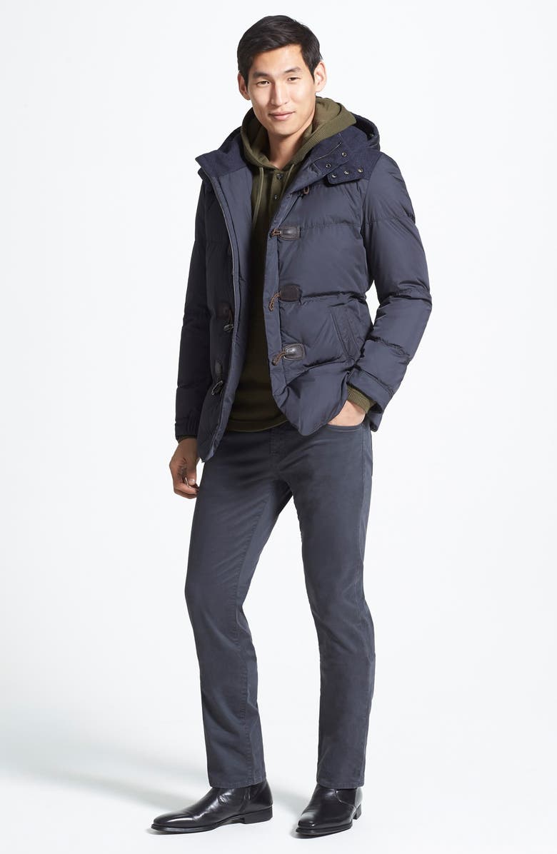 BOSS HUGO BOSS 'Darcon Doen' Mixed Media Quilted Jacket, Alternate, color,