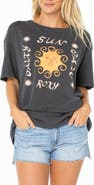 Roxy Sun Daze Oversize Cotton Graphic T-Shirt
