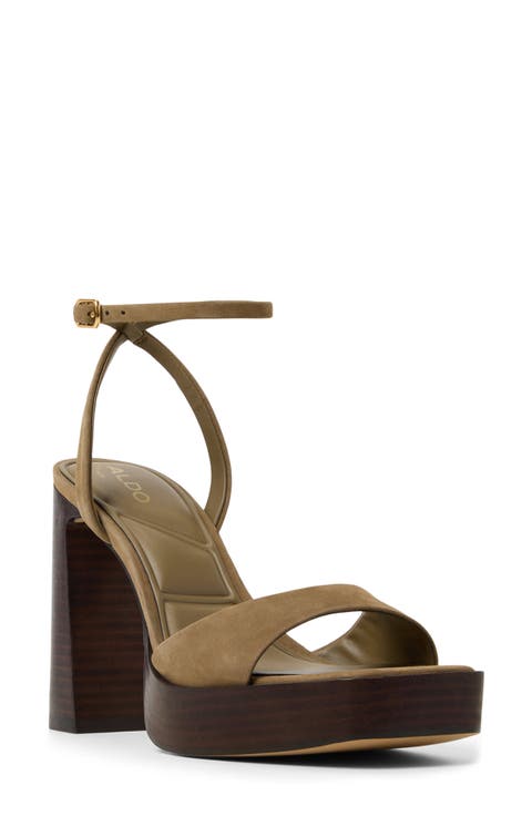 Lothon Ankle Strap Platform Sandal (Women)