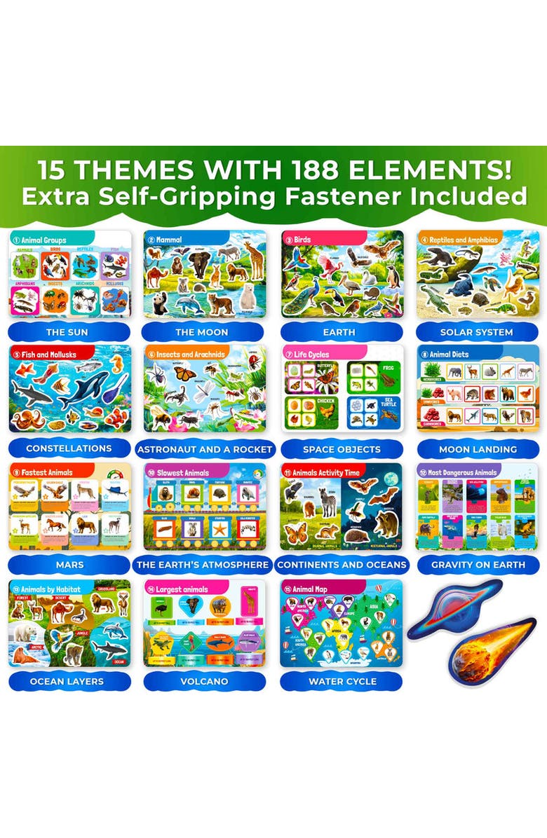 Quokka Montessori Busy Book for Toddlers - Interactive Educational Pages, Alternate, color, Wildlife