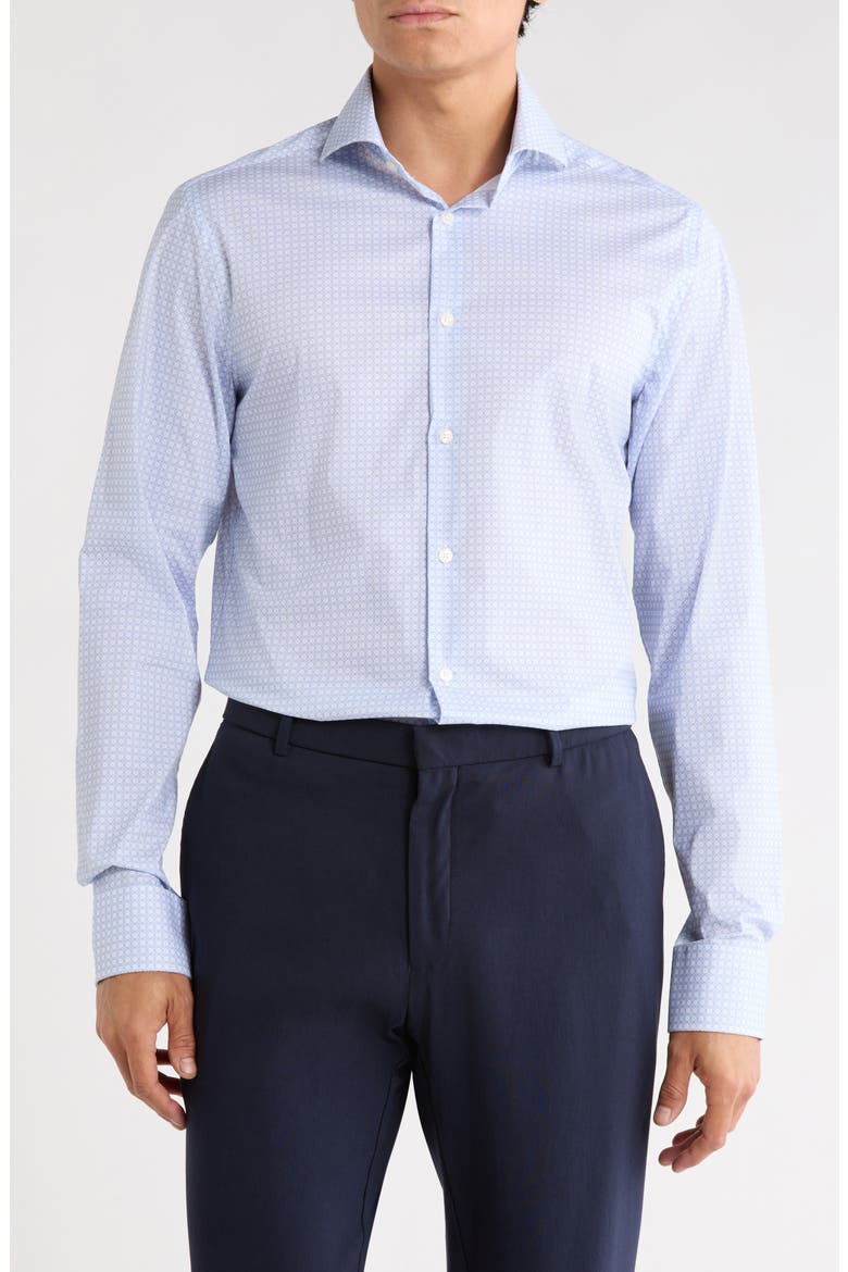 Advanced Tech Stretch Dress Shirt, Main, color, SOFT BLUE