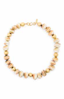 Kenneth Jay Lane Shell Beaded Necklace
