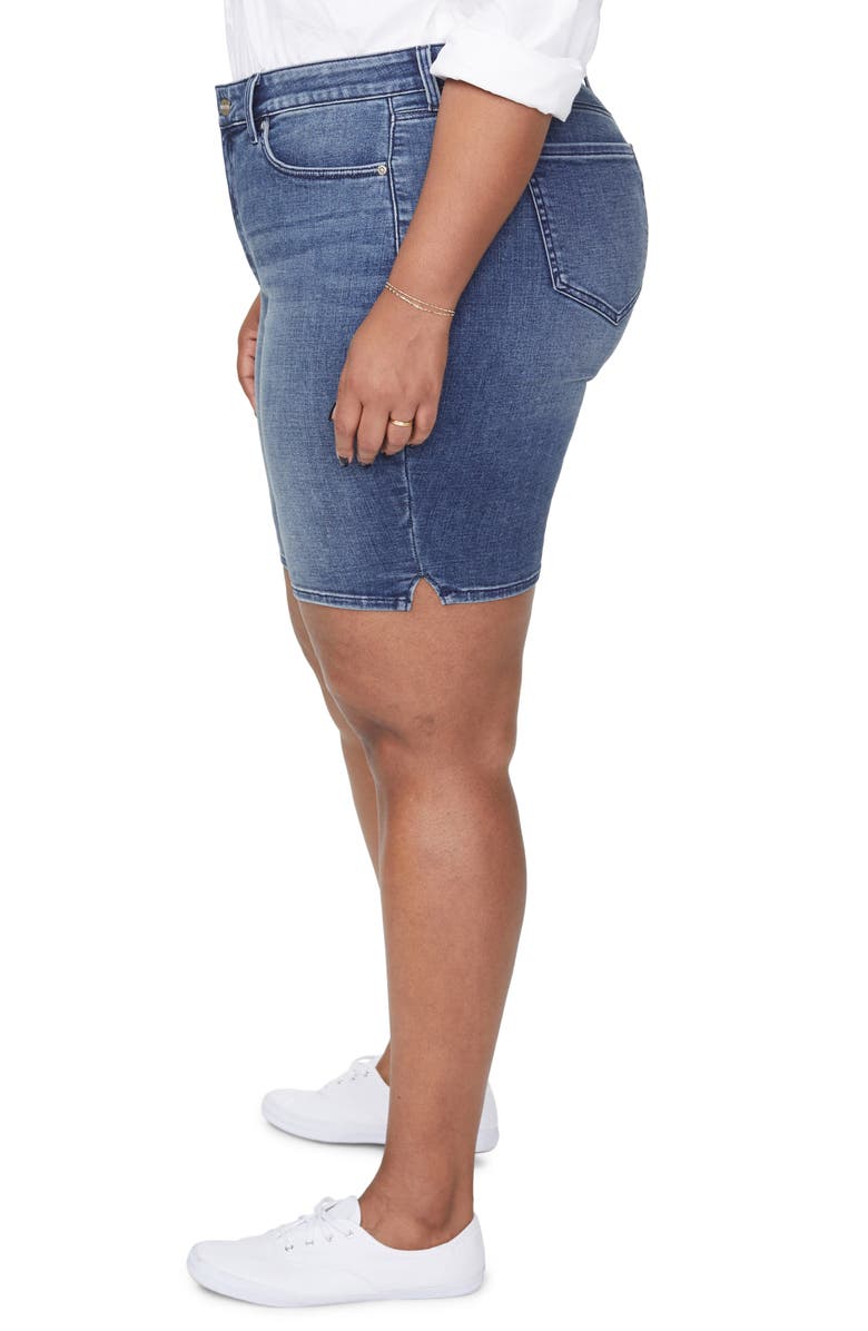 NYDJ Ella Side Slit Denim Shorts, Alternate, color, 
