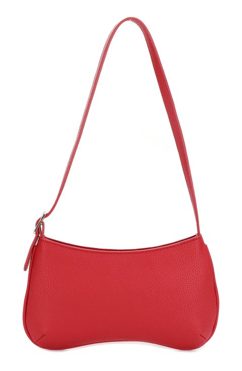 Imani Recycled Vegan Leather Shoulder Bag