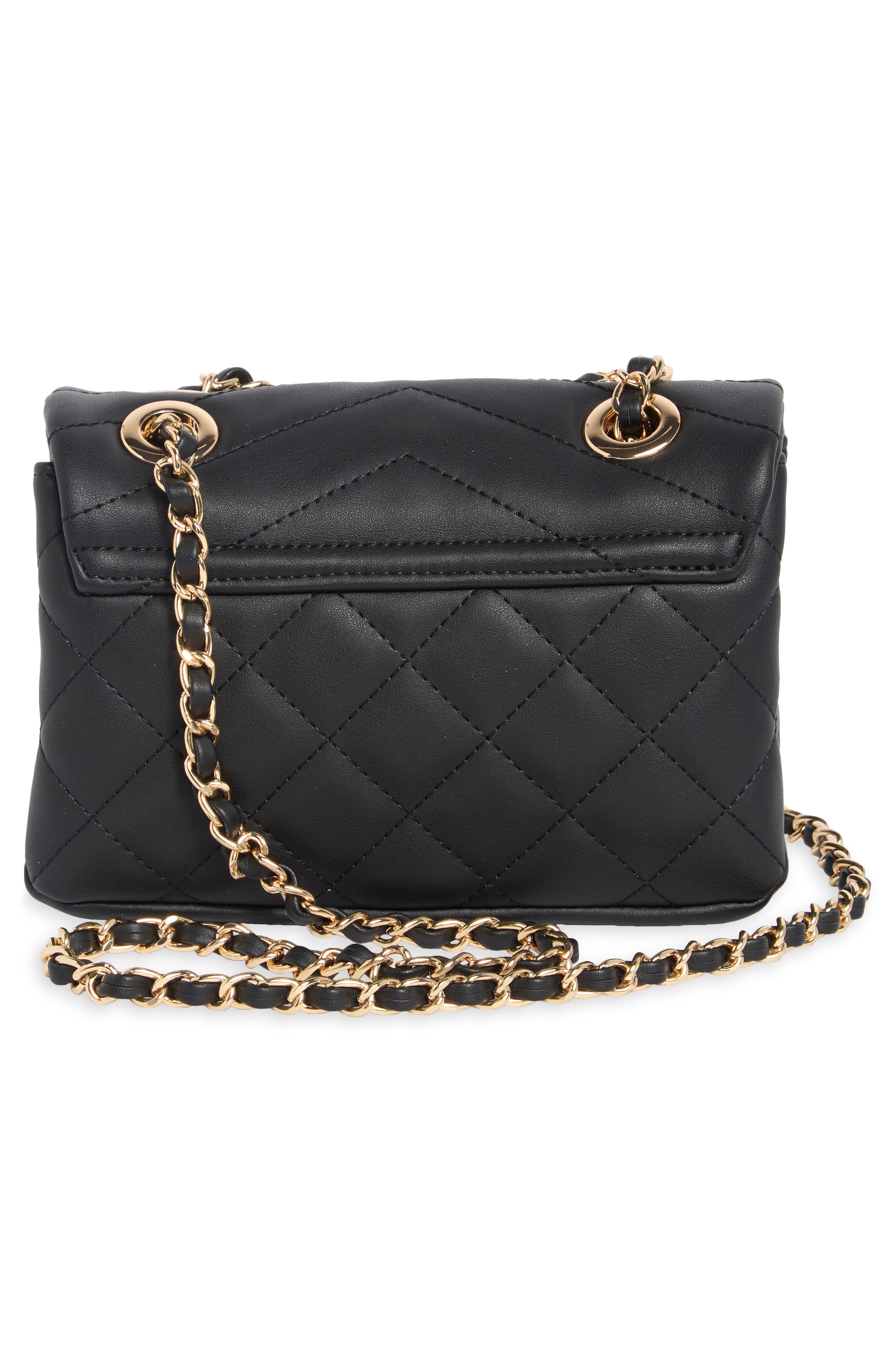 Alnilam Quilted Faux Leather Crossbody Bag, Alternate, color, BLACK OVERFLOW