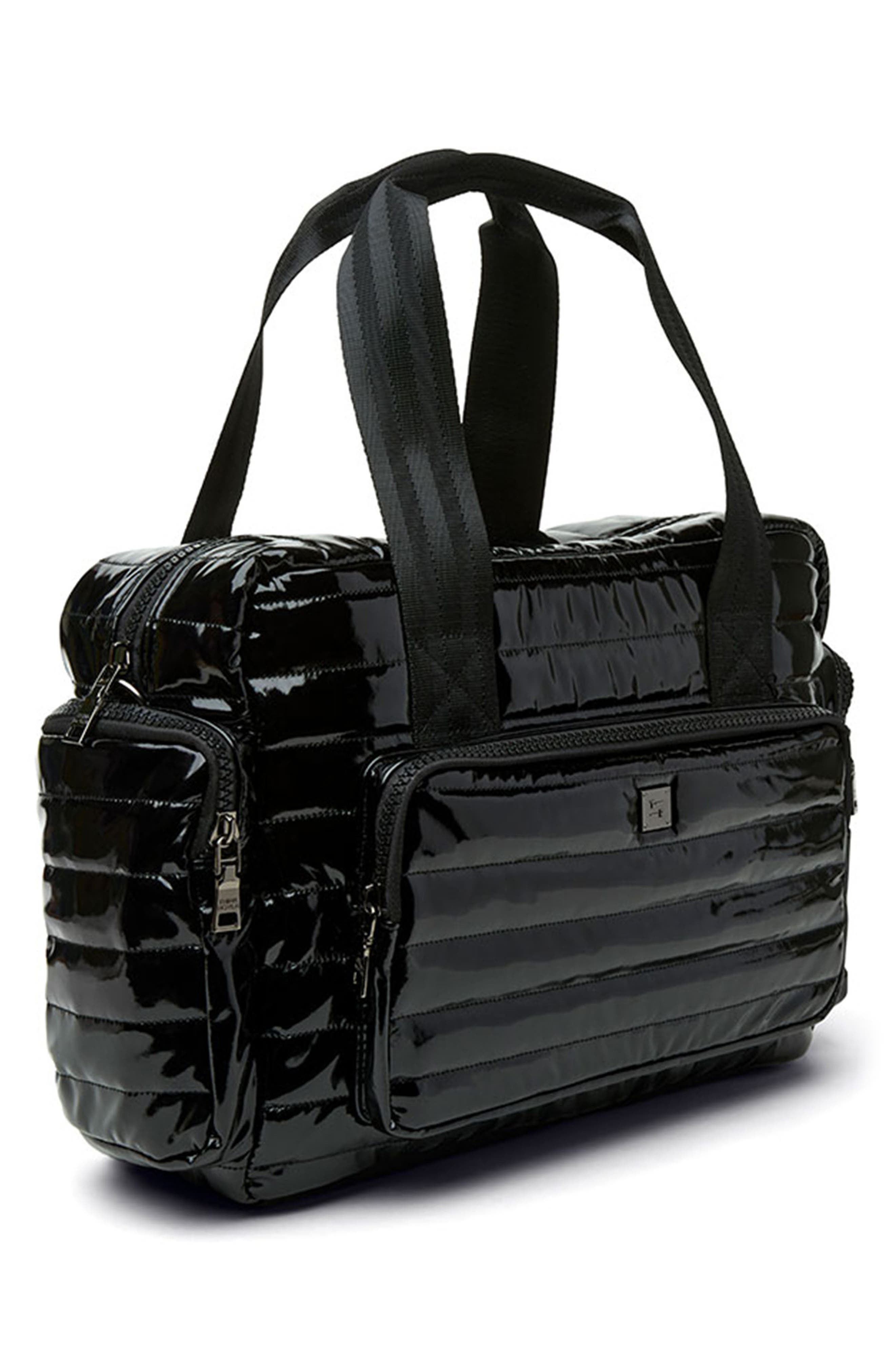 THINK ROYLN Voyager Travel Bag, Alternate, color, Black Patent