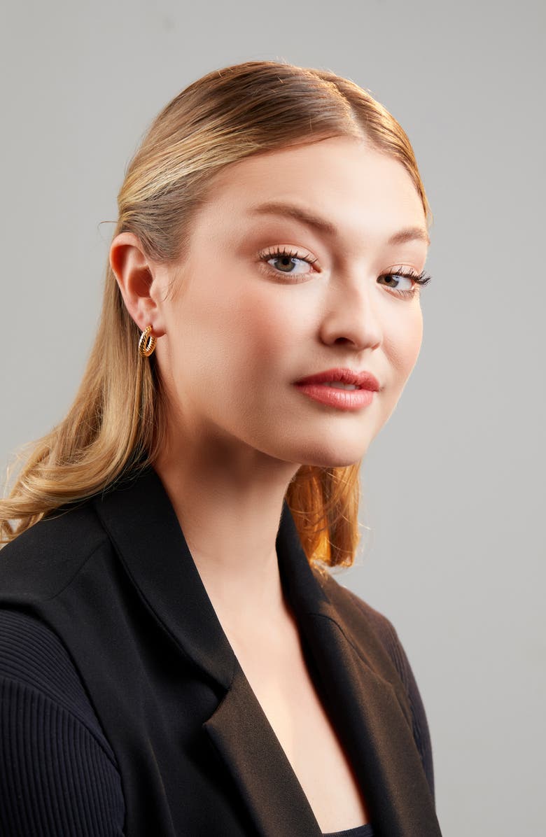 Bony Levy 14K Gold Chunky Coil Tube Hoop Earrings, Alternate, color, 