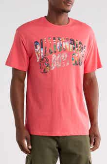 Curve Collage Cotton Graphic T-Shirt