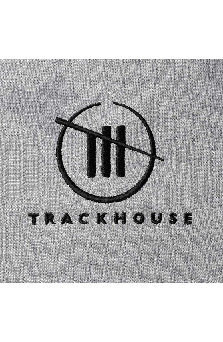 Tommy Bahama Men's Tommy Bahama Gray TRACKHOUSE RACING Miramar Blooms Team Logo Polo, Alternate, color, Gray