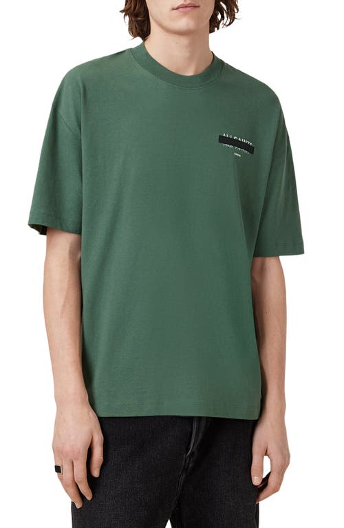 Allsaints Redact Oversized Embroidered Logo T-shirt