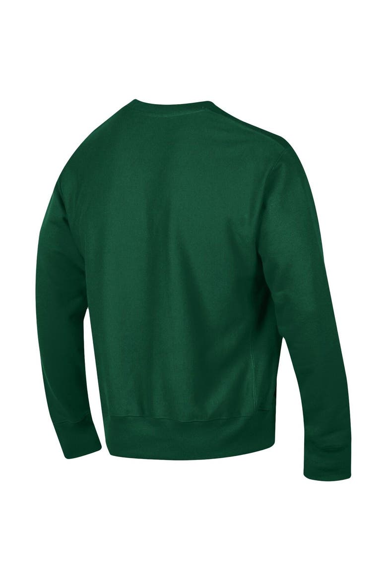 Men's Champion Green Michigan State Spartans Vault Logo Reverse Weave Pullover Sweatshirt, Alternate, color, Green