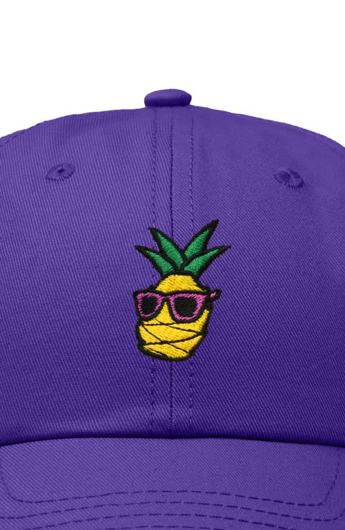 DALIX DALIX PINEAPPLE EMBROIDERED DAD HAT 