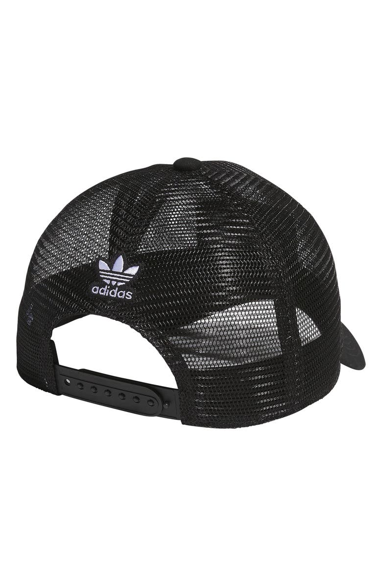 adidas Worldwide Full Mesh Snapback Trucker Hat, Alternate, color,