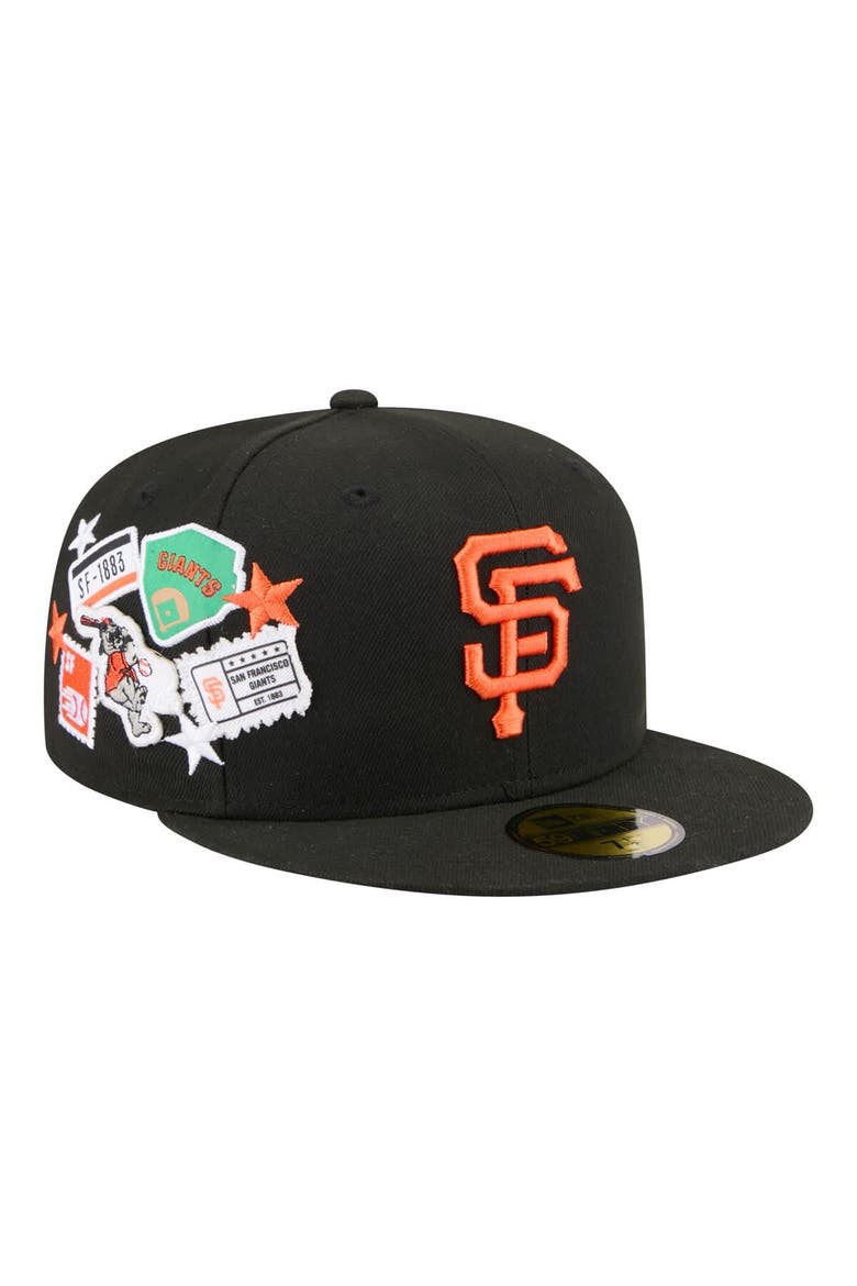 Men's New Era  Black San Francisco Giants City Patch 59FIFTY Fitted Hat, Main, color, Black