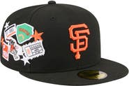 New Era Men's New Era  Black San Francisco Giants City Patch 59FIFTY Fitted Hat