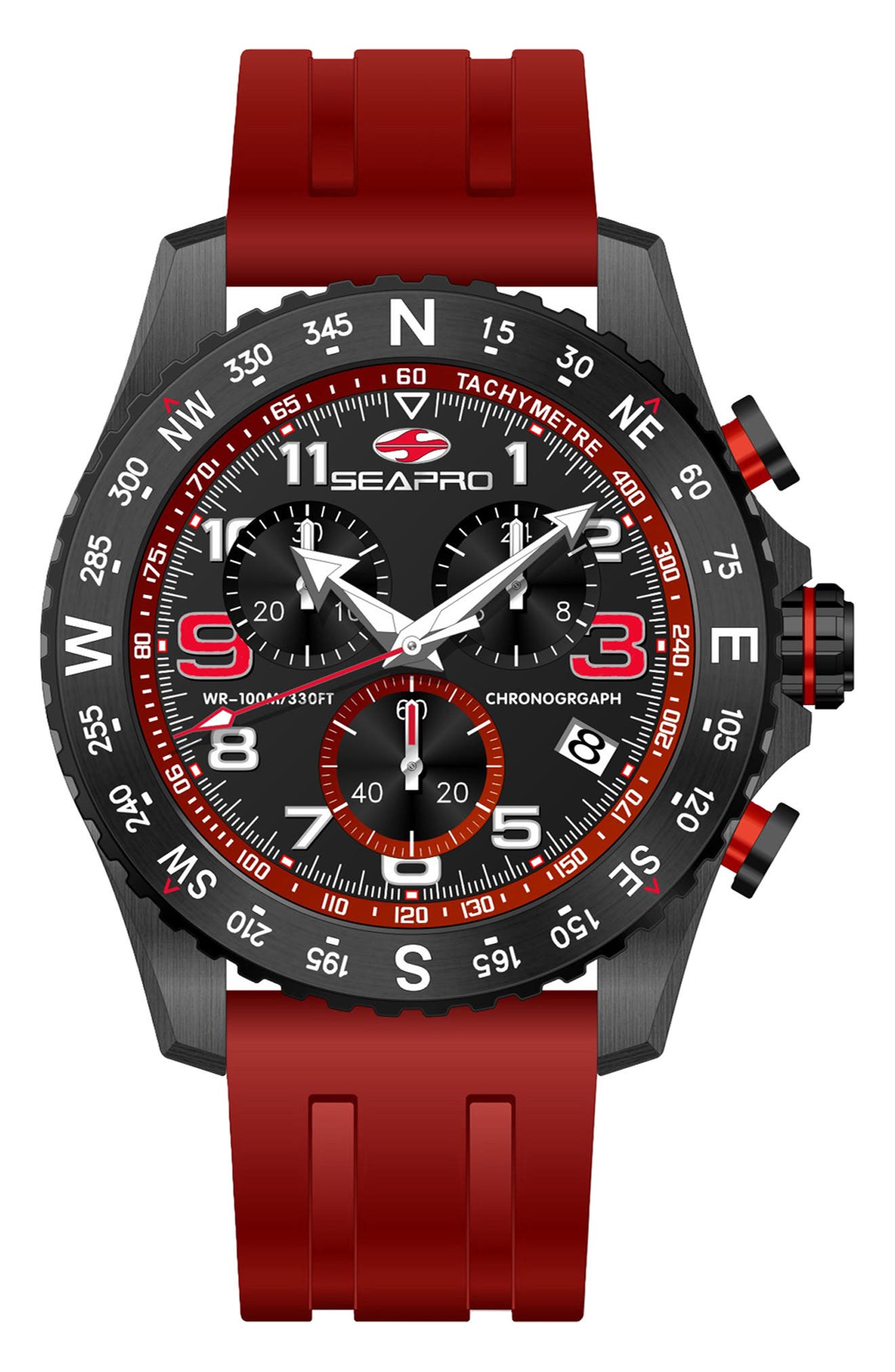 BLACK/ RED