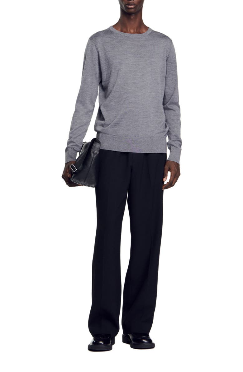 SANDRO Fine knit sweater, Alternate, color, 