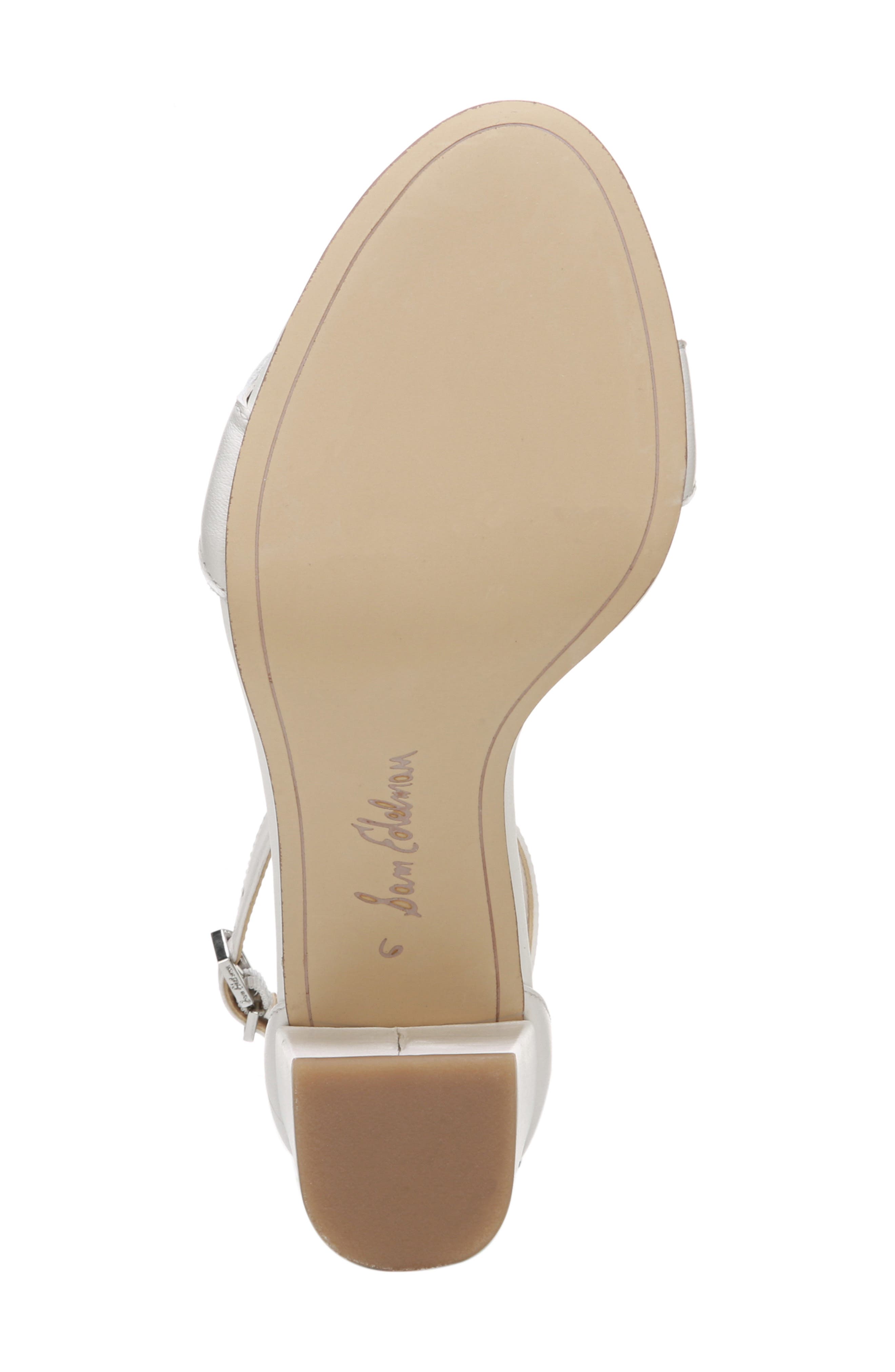 Odila Sandal, Alternate, color, BRIGHT WHITE LEATHER
