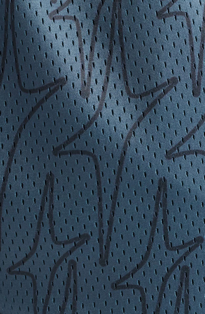 OVERTIME Dreamerz Star Mesh Shorts, Alternate, color, Blue/ Black