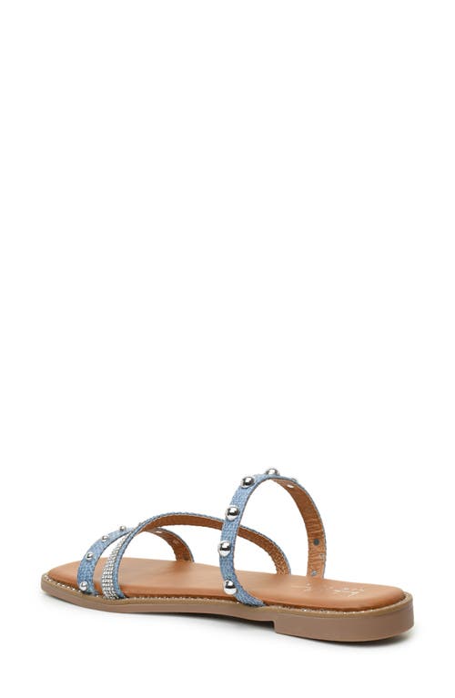 NICOLE MILLER NICOLE MILLER STRAPPY STUD SLIDE SANDAL